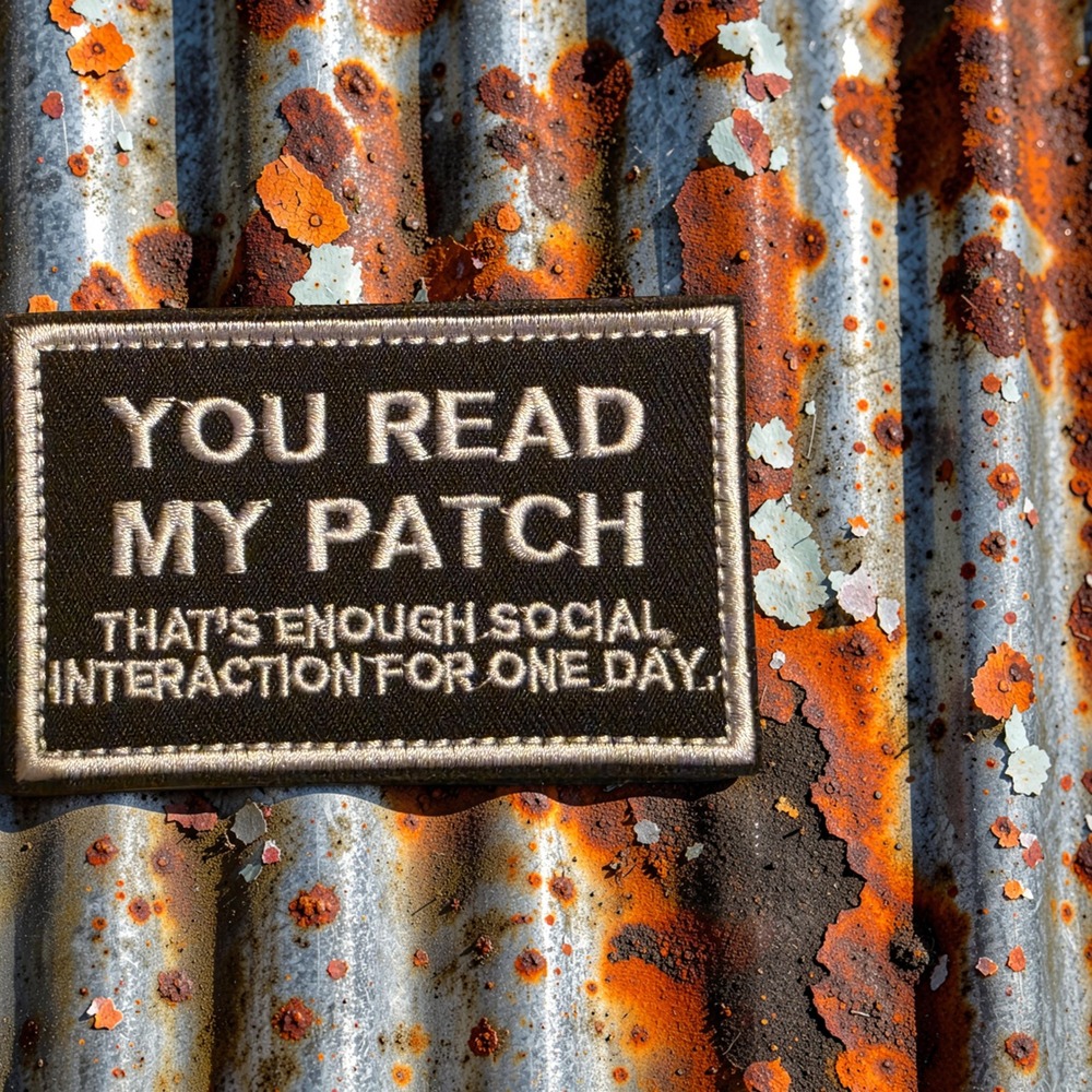 You Read My Patch Social Interaction Morale Patch Tactical Hook Loop Introvert